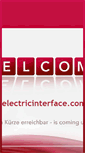 Mobile Screenshot of electricinterface.com